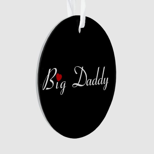 Big Daddy mit Red Heart Ornament (Vorderseite)