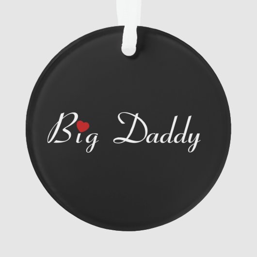 Big Daddy mit Red Heart Ornament (Rückseite)