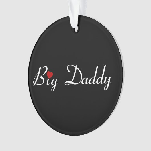 Big Daddy mit Red Heart Ornament (Vorderseite)