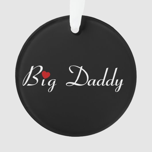 Big Daddy mit Red Heart Ornament (Vorderseite)