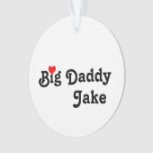 Big Daddy mit Red Heart Ornament (Vorderseite)