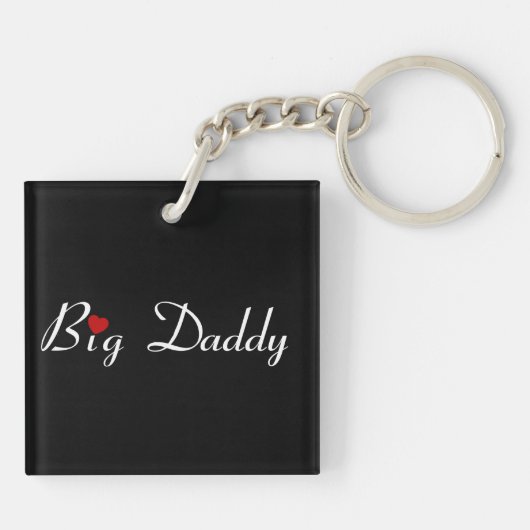 Big Daddy mit Red Heart Schlüsselanhänger (Rückseite)