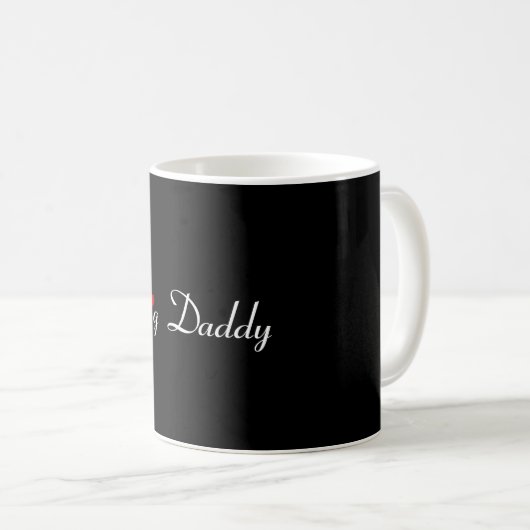 Big Daddy mit Red Heart Tasse (VorderseiteRechts)