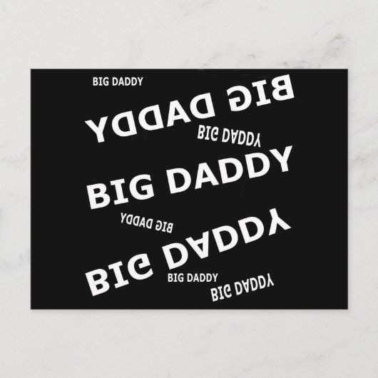 Big Daddy Postkarte (Vorderseite)