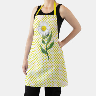 Big Daisy auf den Gelben Polka-Punkten Schürze