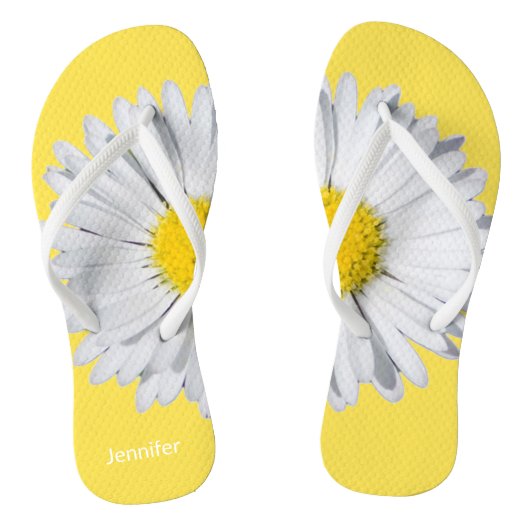 Big Daisy Flip Flops Badesandalen (Fußbett)