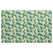 Big Daisy Green White Yellow Pattern Stoff (Yard (91,4 cm))