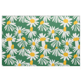 Big Daisy Green White Yellow Pattern Stoff (Fat Quarter (45,7 x 55,9 cm))