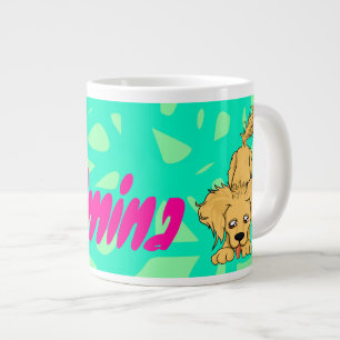 Big Daisy Hund Jumbo-Tasse