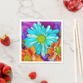 Big Daisy Pattern Serviette (Beispiel)