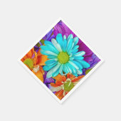 Big Daisy Pattern Serviette (Ecke)