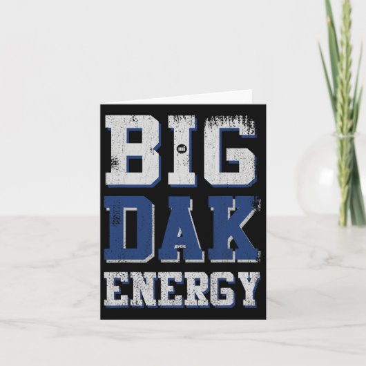 Big Dak Energy Karte (Vorderseite)