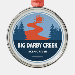 Big Darby Creek Scenic River Ohio Ornament Aus Metall