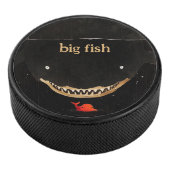 Big Dark Shark Eishockey Puck (3/4)