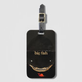Big Dark Shark Gepäckanhänger (Vorderseite Vertikal)