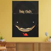 Big Dark Shark Leinwanddruck (Insitu (Wohnzimmer))