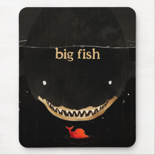 Big Dark Shark Mousepad