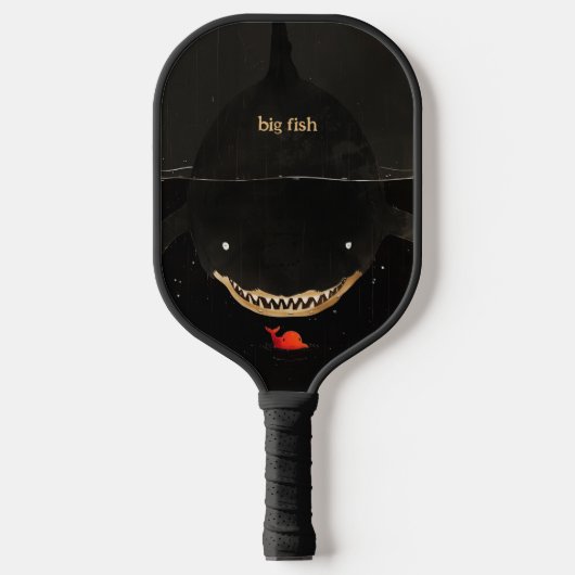 Big Dark Shark Pickleball Schläger (Vorderseite)