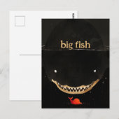 Big Dark Shark Postkarte (Vorne/Hinten)