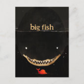 Big Dark Shark Postkarte (Vorderseite)