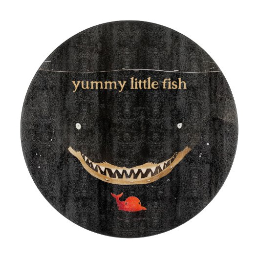 Big Dark Shark Schneidebrett (Vorderseite)