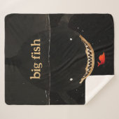 Big Dark Shark Sherpadecke (Vorderseite (Horizontal))