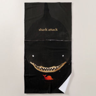Big Dark Shark Strandtuch