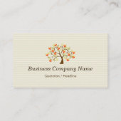 Big Data Analyst - Elegantes Baumsymbol Visitenkarte (Rückseite)