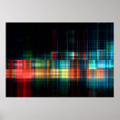 Big Data Analytics - Abstrakte Hintergrundtechnolo Poster (Vorne)