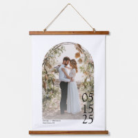 Big Date Custom Foto Print Wedding