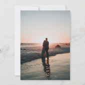 Big Date Großes Foto blau Save The Date (Rückseite)