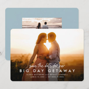 Big Day Erleben Sie ein Foto Hochzeit in Urlaubsor Save The Date
