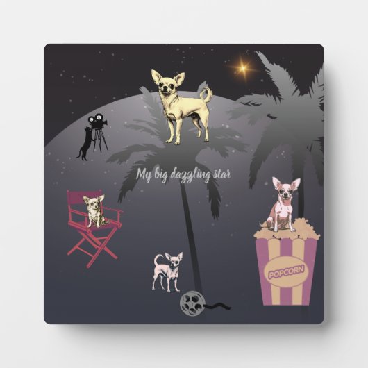 Big Dazzling Star Fotoplatte (Vorderseite)