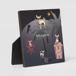 Big Dazzling Star Fotoplatte