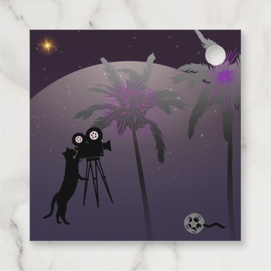 Big Dazzling Star Geschenkanhänger (Rückseite)