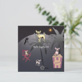 Big Dazzling Star Grußkarte (Stehend Vorderseite)