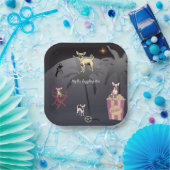 Big Dazzling Star Pappteller (Party)