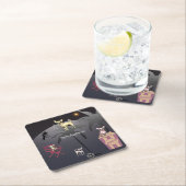 Big Dazzling Star Rechteckiger Pappuntersetzer (Vor Ort)