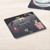 Big Dazzling Star Rechteckiger Pappuntersetzer (angewinkelt)