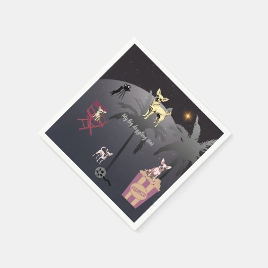 Big Dazzling Star Serviette (Ecke)