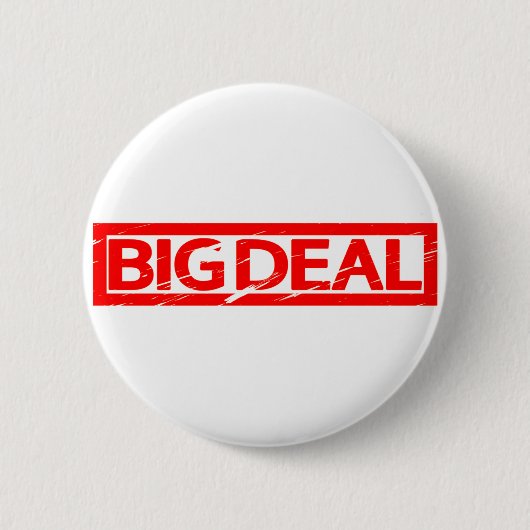 Big-Deal-Briefmarke Button (Vorderseite)