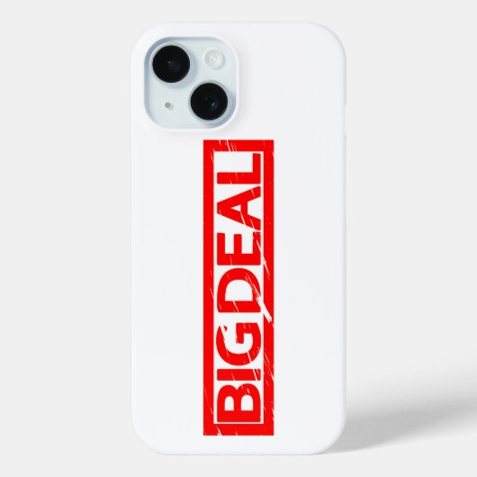 Big-Deal-Briefmarke Case-Mate iPhone Hülle (Rückseite)
