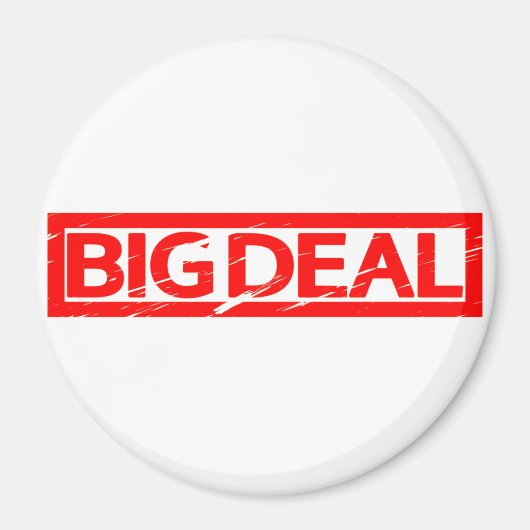 Big-Deal-Briefmarke Magnet (Vorne)