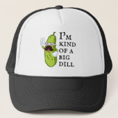 Big Deal Dill Pickle Personalisiert Truckerkappe (Vorderseite)