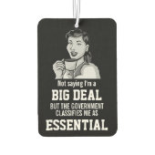 Big Deal Government klassifiziert wesentliche Mita Autolufterfrischer (Rückseite)