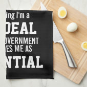 Big Deal Government klassifiziert wesentliche Mita Geschirrtuch (Viertel Falte)