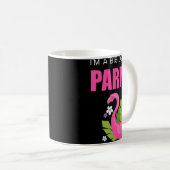 Big Deal Sarcastic Funny Parma Ohio Pink Flamingo Kaffeetasse (VorderseiteRechts)