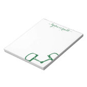 Big Dee Snaffle Bit Horse Notepad - Jäger Notizblock (Rotiert)