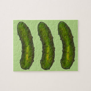 Big Dill Crunchy Green Kosher Dill Deli Pickle Puzzle