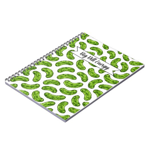 Big Dill Energy Spiral Notebook Notizblock (Linke Seite)